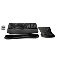 New Logitech MK670 Keyboard/Mouse Set + Micro Speaker, Gel Wrist/Mouse Pads