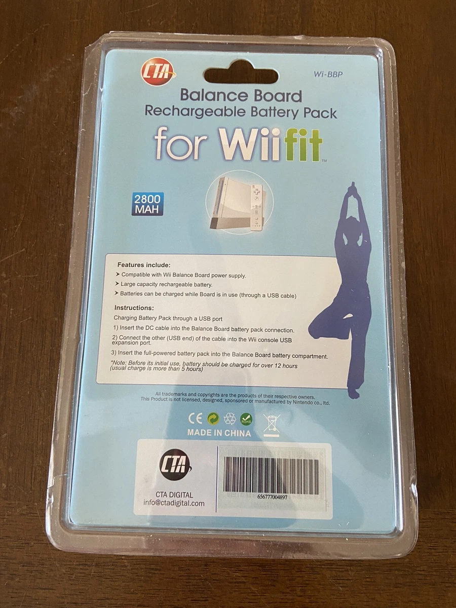 Boek Onverenigbaar wees gegroet CTA Balance Board Rechargeable Battery Pack 2800 MAH For Wii Fit Balance | eBay Boek Onverenigbaar wees gegroet CTA Balance Board Rechargeable Battery Pack 2800 MAH For Wii Fit Balance | eBay