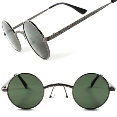 Green Lens Old Vintage Retro Fashion Hippie Lennon Mens