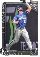 2025 Topps Series 1 - #6 Tyler Gentry (RC) - Kansas City Royals Rookie Card