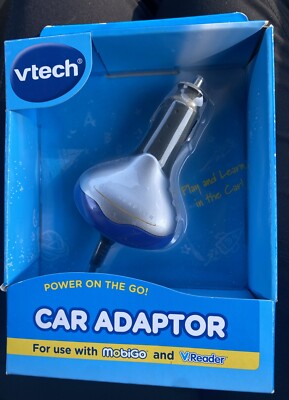 Vtech Car Adaptor For MOBIGO and V.READER NEW in Package