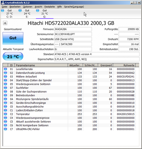 4TB 2x 2 TB MyBook Externe Festplatte USB3.0 7200 RPM wie neu HGST Deskstar - Bild 6 von 6