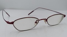 Vintage Kenneth Cole Sure Bet-A 450 Burgundy Oval Sunglasses Japan FRAMES ONLY