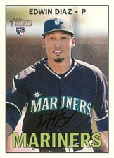 EDWIN DIAZ 2016 Topps Heritage ROOKIE RC #559 Mets 