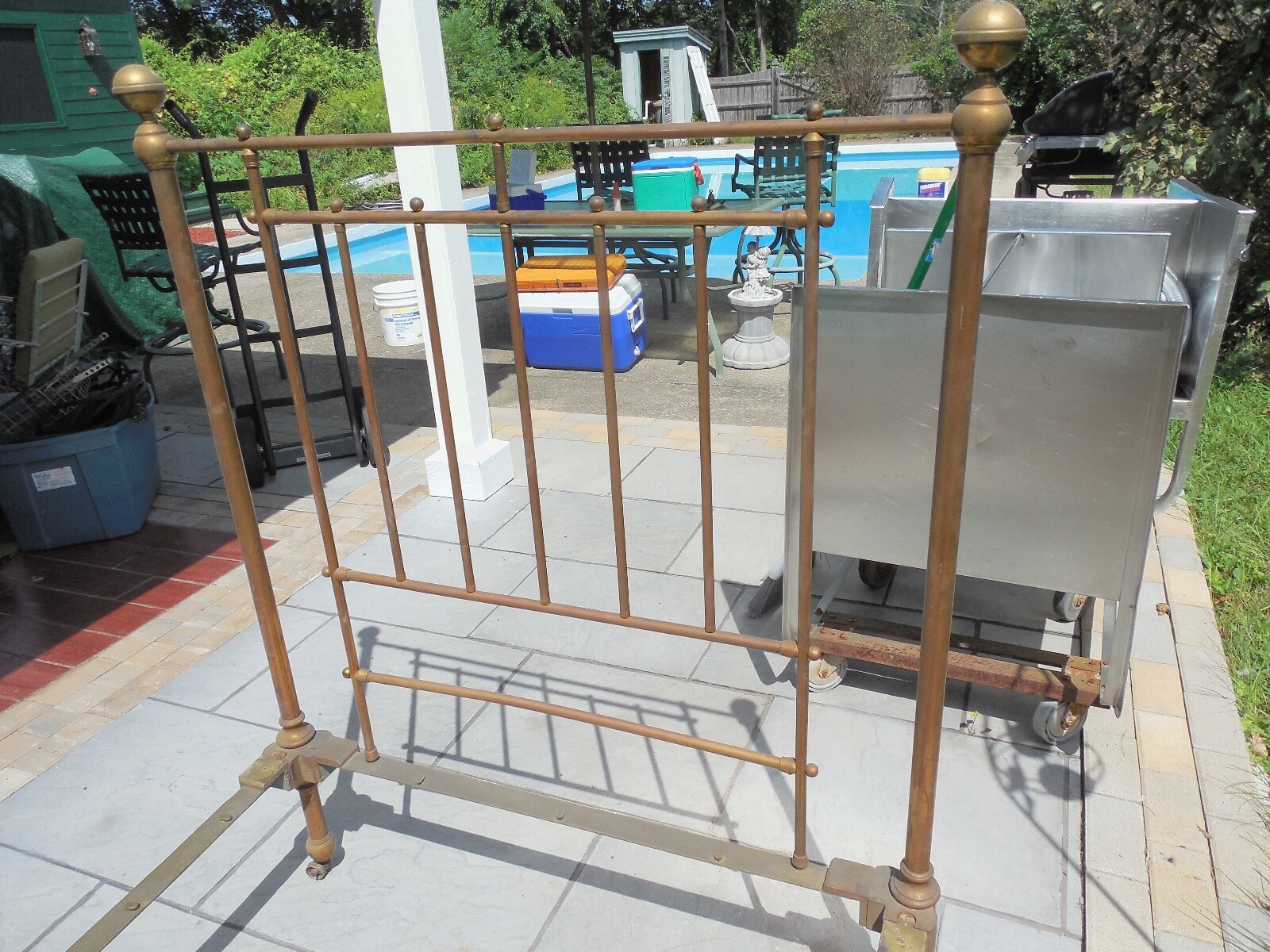 Antique Twin Size Brass & Iron Bed REDUCED eBay