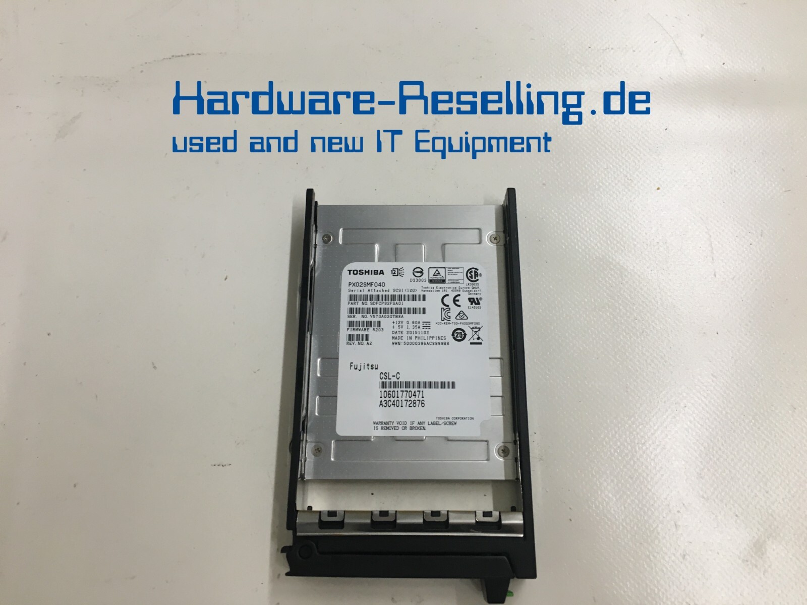 Almacenamiento Servidor Empresa Disco Duro SSD Hitachi 400GB SAS 2.5 - 12Gbps, Usado, Compatible Con Servidores Dell R630, R710, R720 HDD Hitachi 400GB Usado R630 R720 - Foto 5
