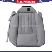 Driver Bottom Perforated Leather Seat Cover Gray For 2003-2006 Lincoln Navigator