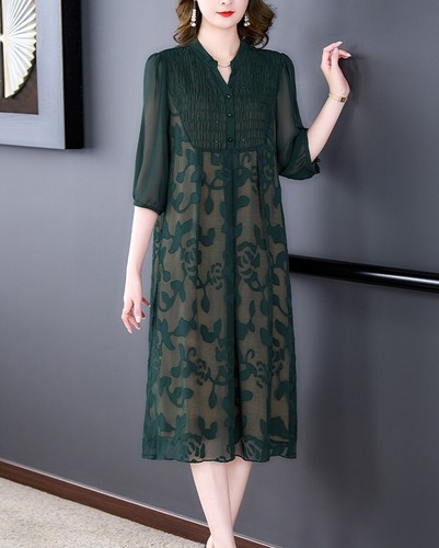 Etuikleider für Damen Small Medium Large XL Größe 6-16 Midi Blumen Pullover Neu - Bild 31 von 56