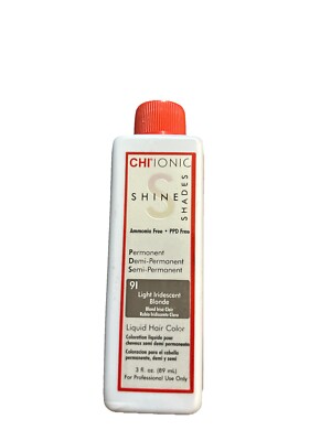 Farouk CHI Ionic Shine Shades 9I Light Iridescent Blonde Hair Color 3oz 90ml