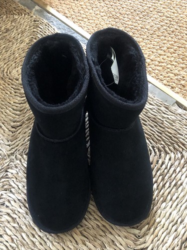 m&s black suede ankle boots