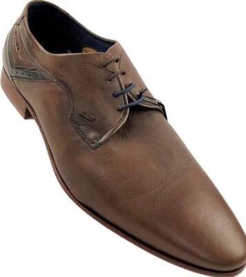 Daniel Hechter Herren Halbschuhe HB2905-4W Cognac gr.45 echtes Leder