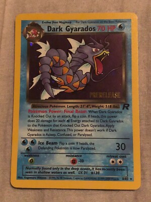 gyarados vintage pokemon cards Pokmon Card Game CLK 007/032 Captured in a crystal Gyarados - Skyridge #H10 Price