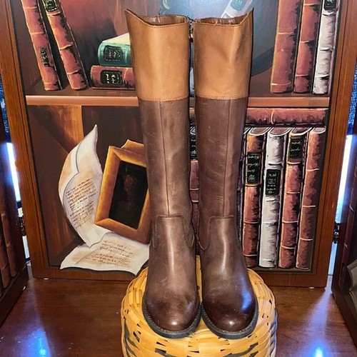 1 inch heel knee high boots