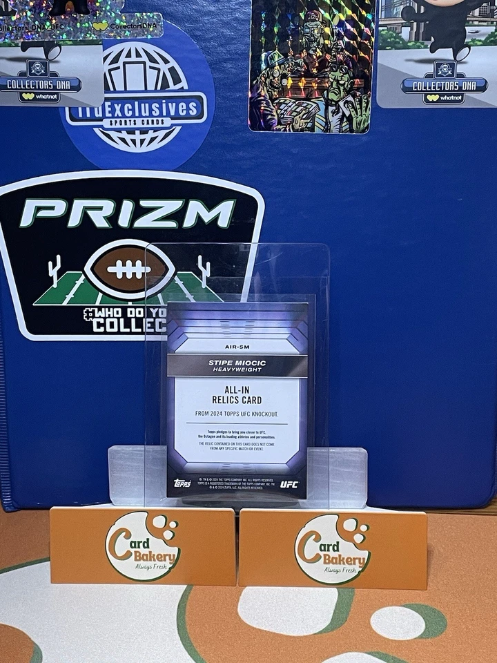 Stipe Miocic 2024 Topps Knockout UFC All In Triple Relic Platinum 1/1 🔥 💯 - Image 2 of 2