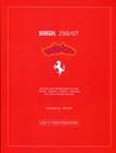 Ferrari 250 Service Maintenance Manual Book For Repair Shop 250Gt V12 Riff Jim (For: Ferrari)