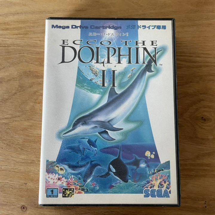 Ecco The Dolphin 2 Sega Mega Drive MD Genesis Used Boxed Manual1993 Jp  import