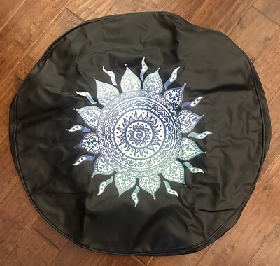 American Unlimited Spare Tire Cover Blue Green Flower Fun 4x4 Off-road Fits