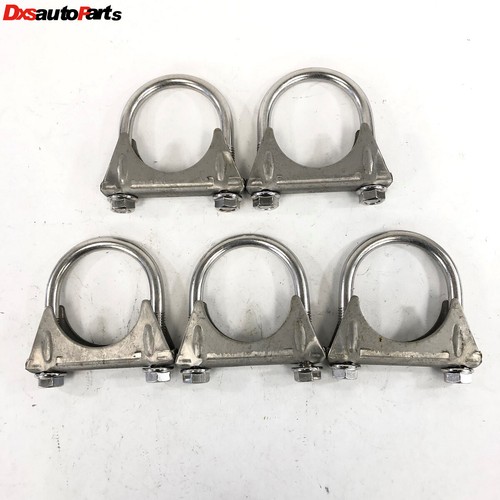 5 Pcs of 3" I.D. HEAVY DUTY Universal Exhaust U Bolt Clamp Stainless