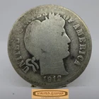 1912-S Barber Silver Dime, 90% Silver - #C51467NQ