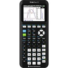 Color Graphing Calculator for Math and Science, Black Edition with