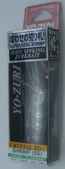 Yozuri F987HPB 7cm Kristall 3D Schrimps 7.4ml Holographisch Perlmutt Blau - Bild 2 von 2