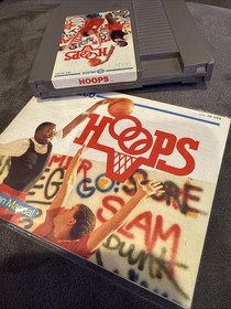 Juego Hoops Nintendo NES con manual probado 🔥🔥🔥