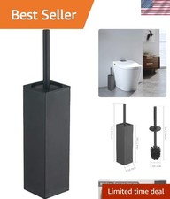 Reusable Toilet Bowl Brush Elegant Holder - Upgrade Your Bathroom Essentials