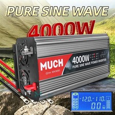 2000W 4000W Pure Sine Wave Inverter 12V DC to 110V AC Converter Power Inverter