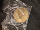 Vintage 1980 uncirculated Aeronautics AMA P-51 Mustang airplane coin — photo 4
