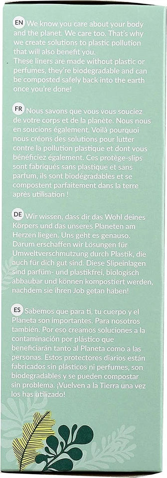 Mini delineadores de bragas de algodón orgánico Natracare paquete de 30 unidades para piel sensible Foto 4 de 4