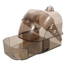 Bird Bath For Cage - Transparent Plastic Parrot Cage Shower Tub With Drawer -