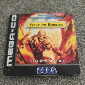Sega Mega CD Eye of the Beholder UK PAL Complete in Box