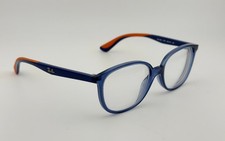 RAY-BAN Jr Kids RB 1598 3775 BLUE ORANGE AUTHENTIC EYEGLASSES Frame 49-16-130