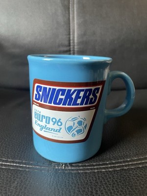 Snickers UEFA Euro 96 England Tasse Mars 1995 Vintage sehr guter Zustand Fußball Sammlerstück