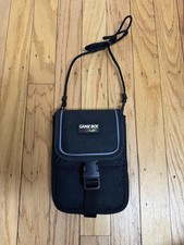 Vtg Nintendo Game Boy Color Travel Carrying Case Bag Pouch Protector With Strap