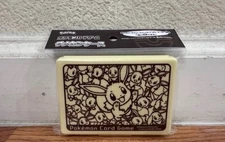 Japanese Pokémon Center exclusive Dice/deck Box Eevee Sealed