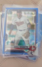 2021 Bowman Chrome Draft Sapphire Edition - Aaron Sabato #BDC-163 (RC)