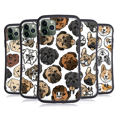 HEAD CASE DESIGNS HUND HAUPTMUSTER HYBRID HÜLLE HUELLE FÜR APPLE iPHONES HANDYS
