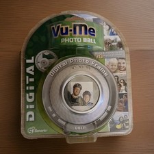 Vu-Me Photo Golf Ball Digital Photo Frame Holds 70 Pictures New Sealed