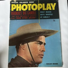 Marlon Brando The Godfather - Photoplay - Original A4 Western Movie magazine