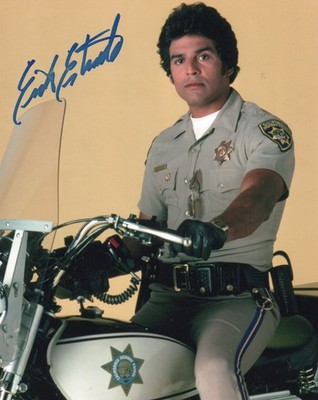 ERIK ESTRADA SIGNED PHOTO (6) CHIPS