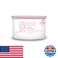 Satin Smooth Deluxe Cream Hair Removal Wax - Soft Wax For Face Body