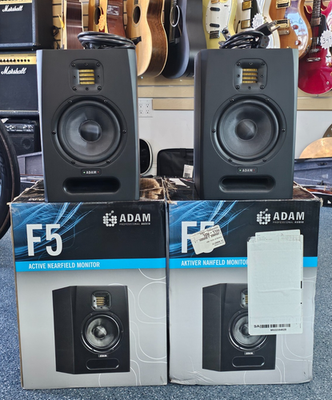 adam audio F-5 ペア Adam Audio - F5 Active Studio Monitor Pair Nearfield (Black) Pre