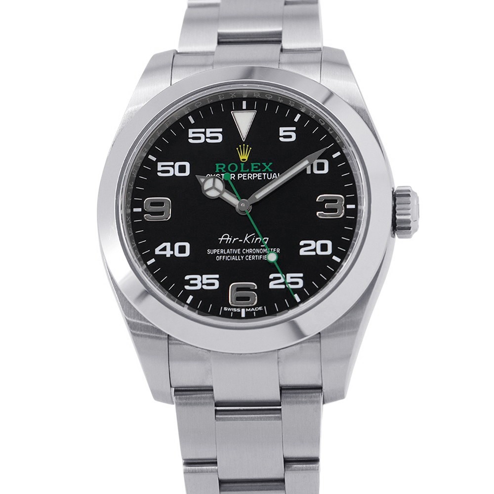 ROLEX Air-King 40mm Stainless Steel Black Dial 116900