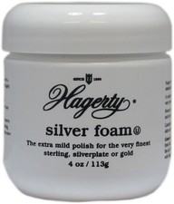 Tarro de espuma pulidora Hagerty Gold de 4 OZ plateado tono funcional materiales mixtos