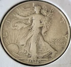 1938-D Walking Liberty Half Dollar ~ Key Date ~ Denver~ 90% Silver ~ Nice Detail