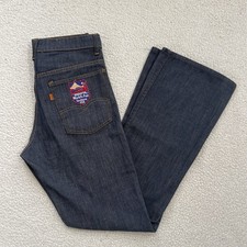 Vintage Levi s Orange Tab Flare Jeans 1970s Talon Zip Bell Bottom Jeans 30x30