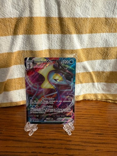 Inteleon VMAX 50/192 Rare Holo VMAX Rebel Clash Pokemon