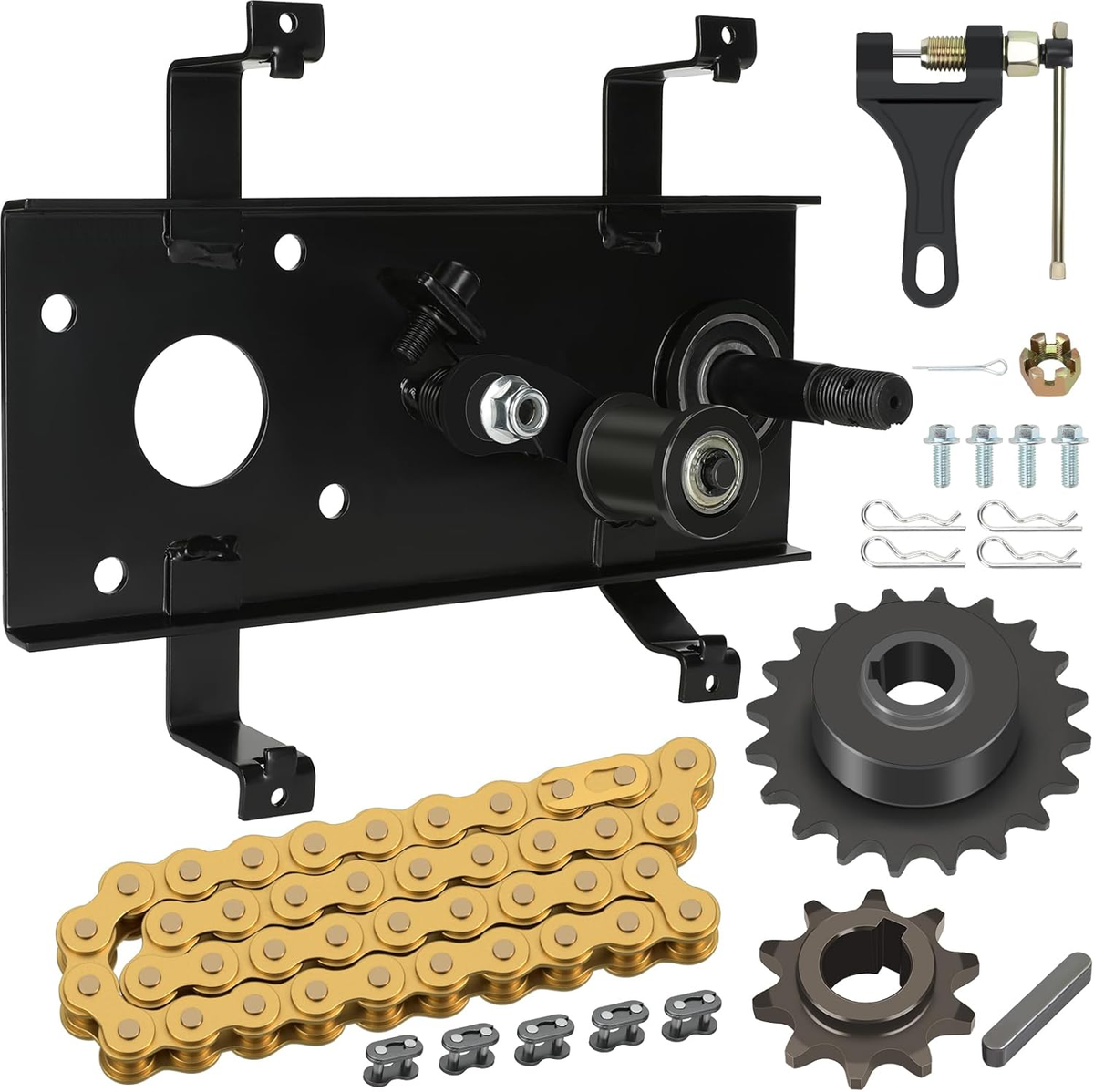 coleman ct200 mini bike jackshaft set up Mini Bike Jackshaft Assembly Cover Kit Replacement for Coleman CT200U  CT200U-EX