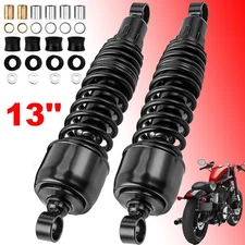 Black Rear Shocks Coil Overs 11-3/4" For Harley FXR Super Glide Iron 883 1200